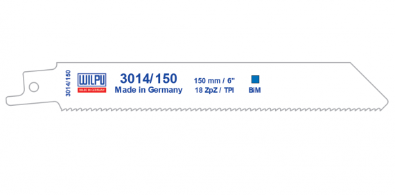 Panza Bi-Metal pentru fierastrau sabie pentru metal / 100 bucati, dimensiune 150 x 19 x 0.9 mm
