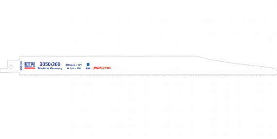 Panza Bi-Metal pentru fierastrau sabie pentru demolari / 3 bucati, dimensiune 300 x 22 x 1.57 mm