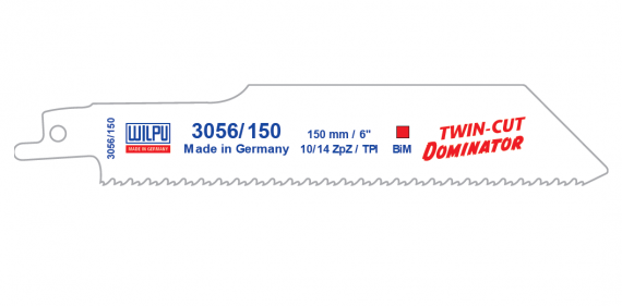 Panza Bi-Metal pentru fierastrau sabie pentru lemn cu cuie si metal / 20 bucati, dimensiune 150 x 25 x 0.9 mm