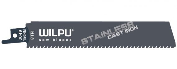 Panza sabie pentru otel inoxidabil Ultimate Carbide, dimensiune 150 x 25 x 1,5 mm