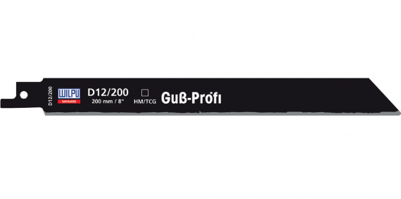 Panza HM/T.C.T. pentru fierastrau sabie pentru materiale de constructii, dimensiune 200 x 19 x 1.05 mm