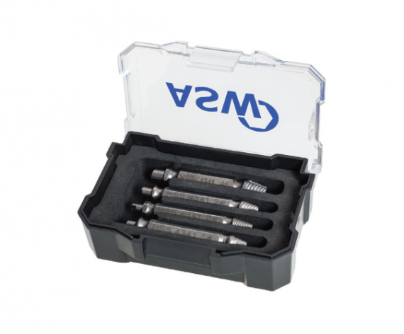 Set extractoare suruburi rupte 4 piese