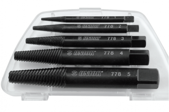 Set extractor de suruburi 1-5/5 piese