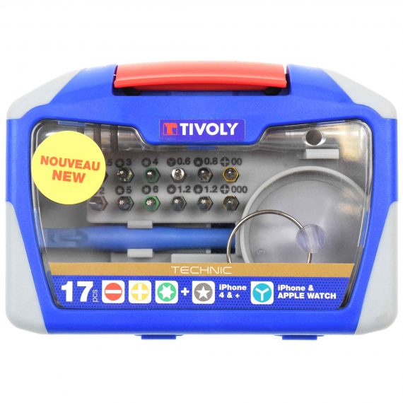 Trusa biti si accesorii pentru intretinere si reparatie Smartphone si tablete, 17 piese
