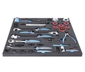 Set de scule de bicicleta 2 in modul spuma SOS pentru 2600A sau 2600C / 30 piese