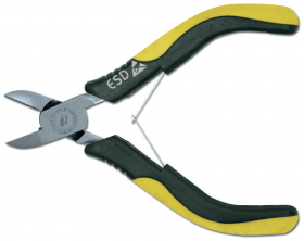 Cleste cu tais lateral ESD cu maner bimaterial