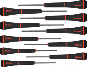 Set surubelnite cu profil hexagonal, cap rotativ/ 10 piese