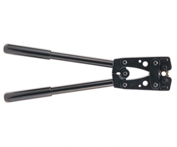 Cleste de sertizare cabluri, cu bacuri rotative interschimbabile, 6-50 mm²
