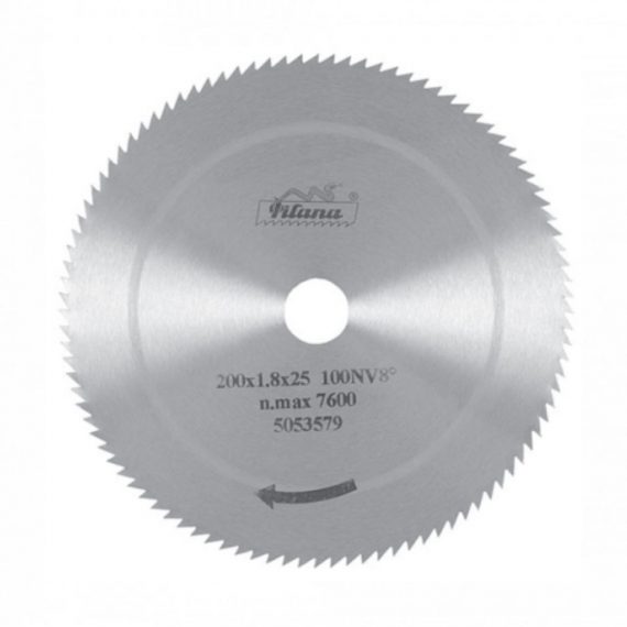 Panze circulare monometalice (neplacate) pentru lemn, dimensiune 250x1.8x25