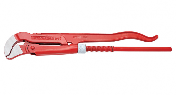 Cleste de tevi cu gura la 45º, model suedez, forma-S, dim. 2"