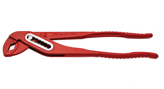 Cleste reglabil cu falci intrepatrunse, vopsit pentru instalatori L 240 mm