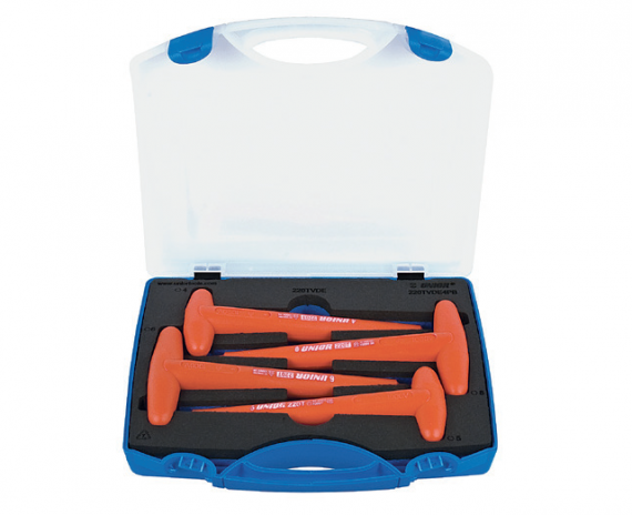 Set chei locas hexagonal T in cutie de plastic