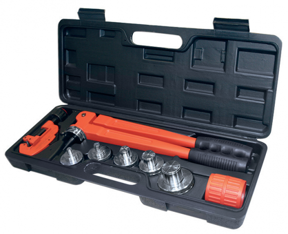 Trusa scule pentru expandat tevi cupru moale si aluminiu, dim. 12-15-18-22 mm