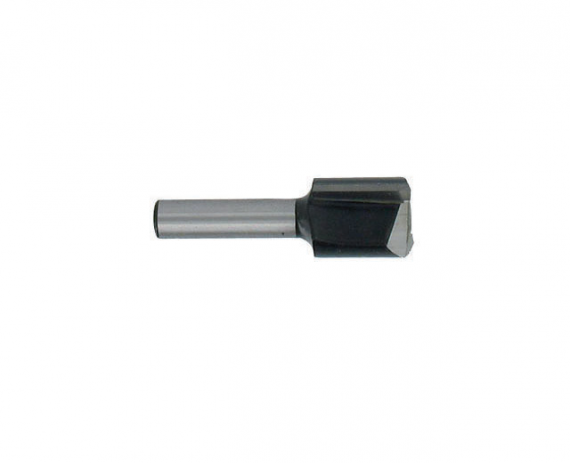 Freza cu coada, placata CMS cu tais drept Z2, dimensiune 8 mm