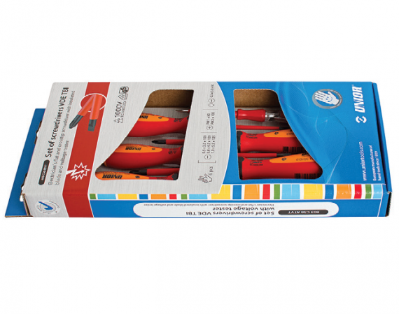 Set de surubelnite izolate si tester de tensiune / 6 piese