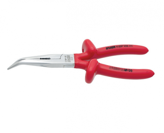 Cleste cu varfuri semirotunde indoite izolat la 1000 V, L 200 mm