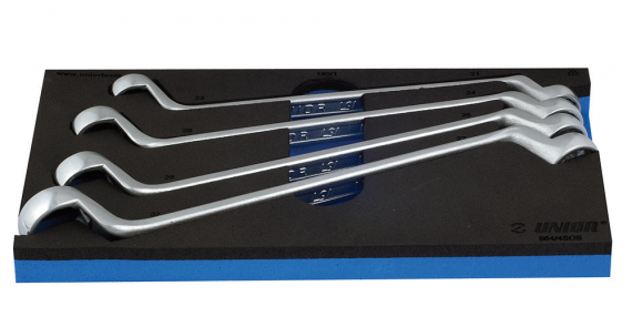 Set de chei inelare dublu cotite in modul SOS / 4 piese