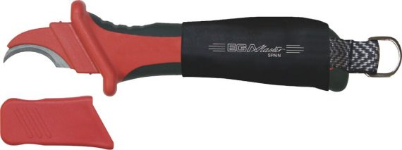 Cutter curbat izolat la 1000 V cu inel pentru carabiniera