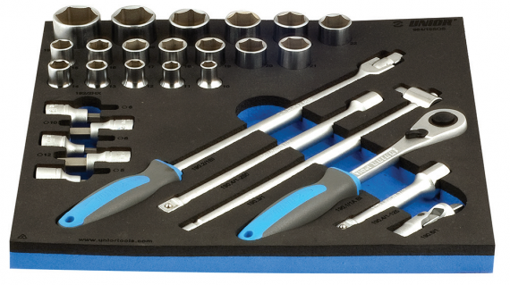 Set de capete chei tubulare 1/2" 6 laturi in modul SOS