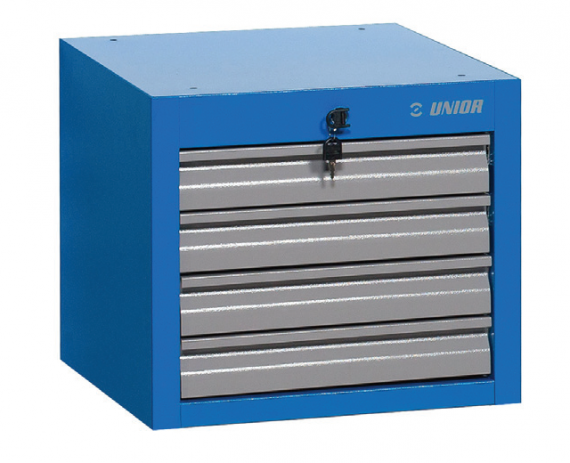 Dulap scule ingust cu montare sub blat - 4 sertare