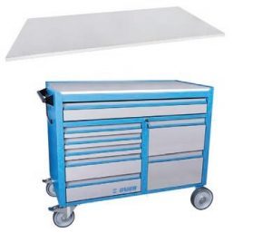 Blat de lucru din lemn cu capac din otel inoxidabil pentru 940JUMBO