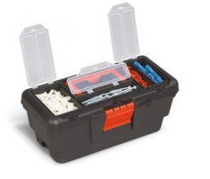 Cutie plastic cu organizator "EKONO" 13"