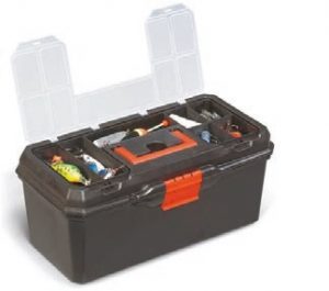 Cutie plastic cu organizator "MAESTRO" 16"